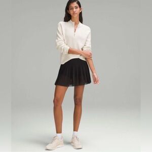 Lululemon Cotton-Blend Half-Zip Sweater Women’s size Large VEUC